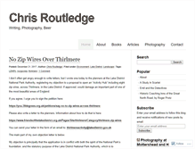 Tablet Screenshot of chrisroutledge.co.uk